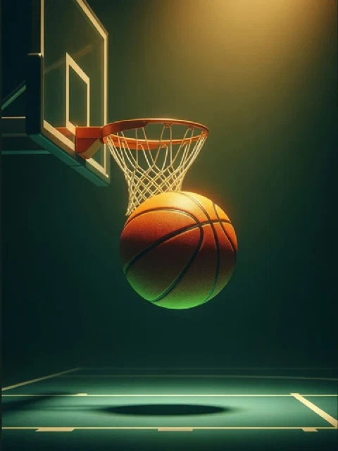 Ilustración de baloncesto