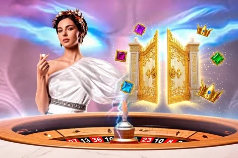 Ilustración de Gates of Olympus Roulette