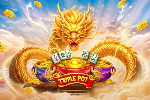 Ilustración de Mahjong Wins Triple Pot