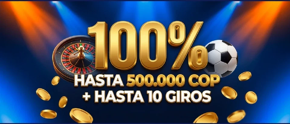 Promoción de bienvenida de YaJuego: 100% hasta 500.000 COP